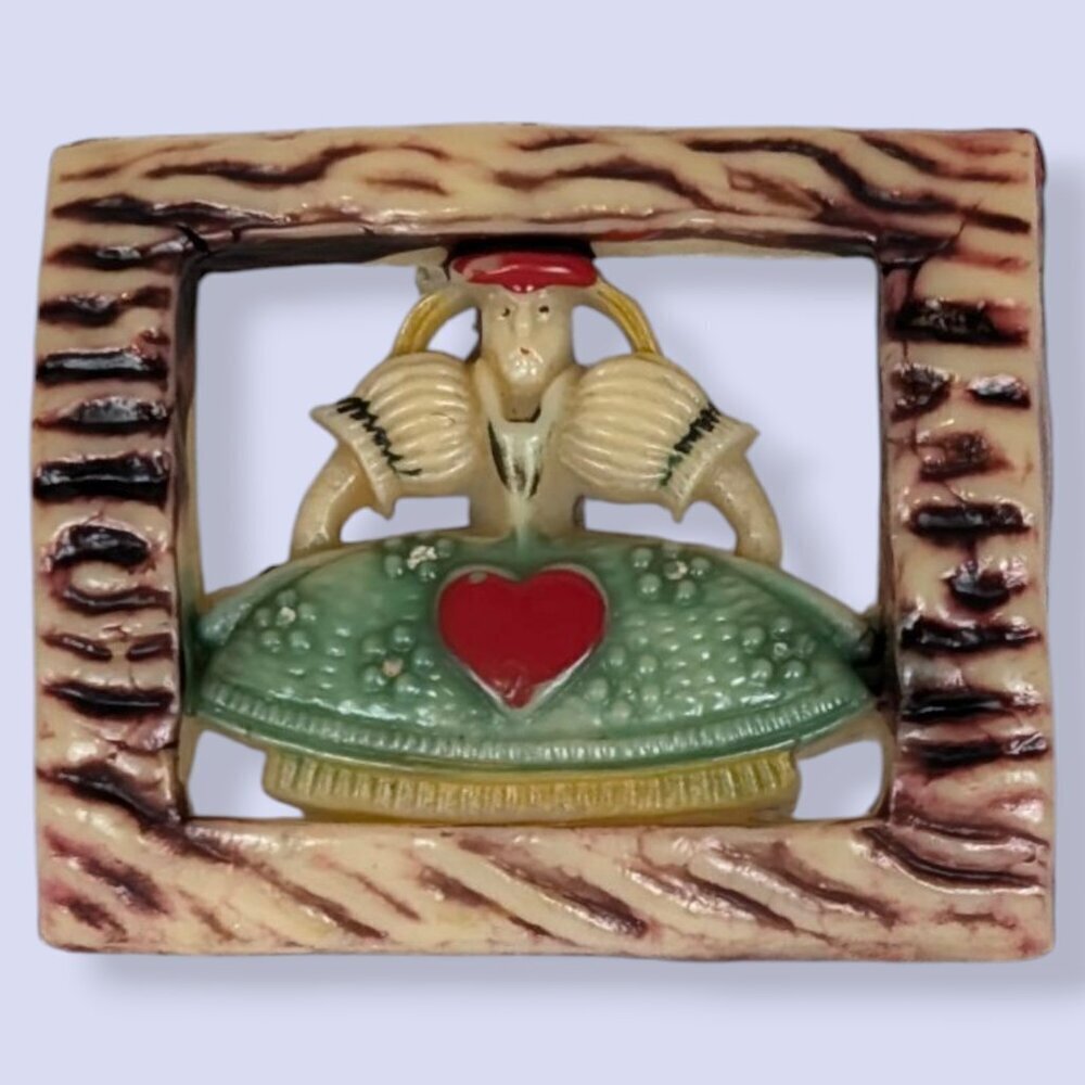 Vintage Celluloid Dutch Girl Brooch